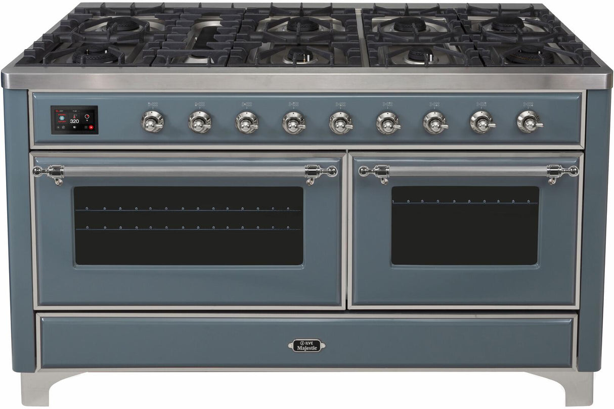 Ilve 60'' Majestic II Dual Fuel Natural Gas Range