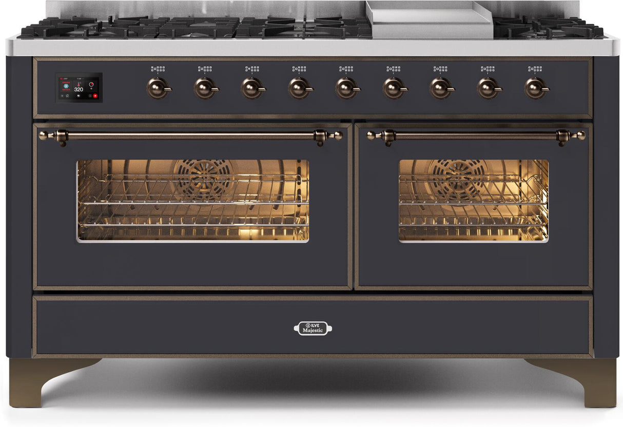 Ilve 60'' Majestic II Dual Fuel Natural Gas Range