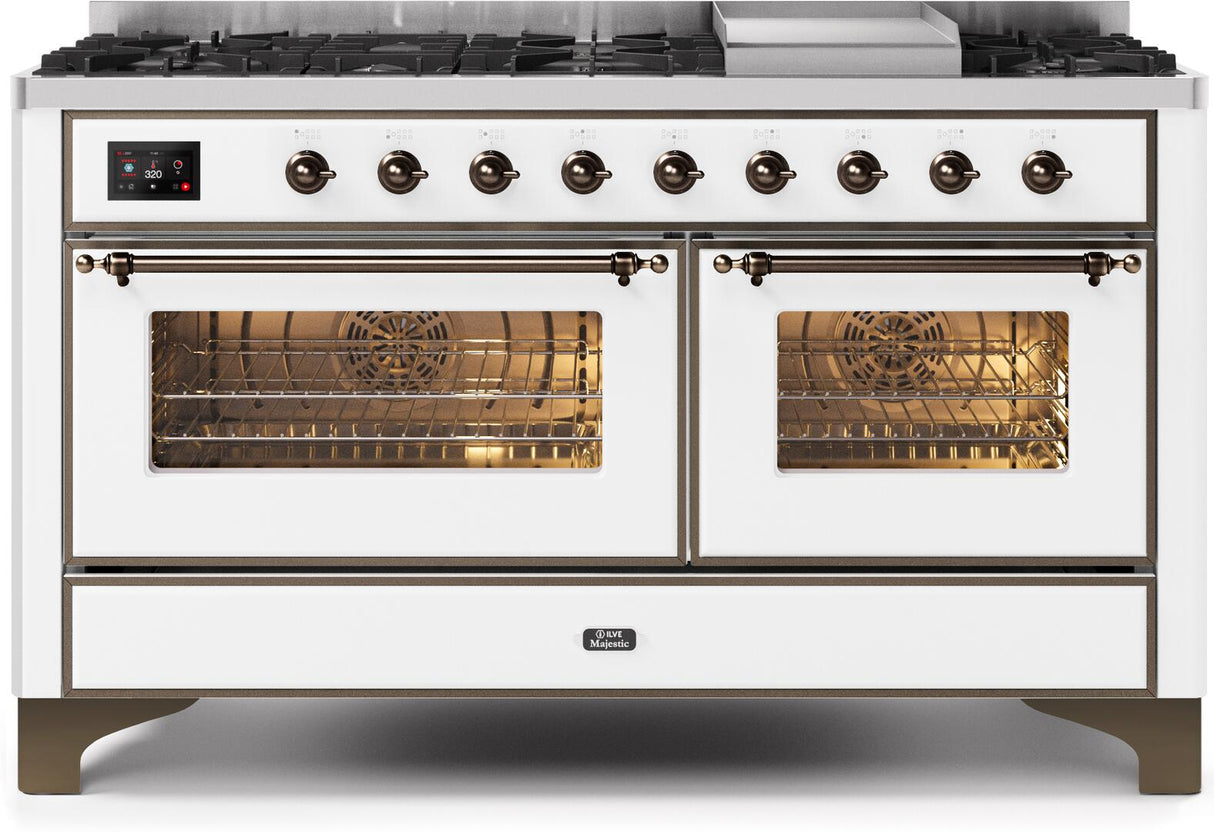 Ilve 60'' Majestic II Dual Fuel Liquid Propane Range