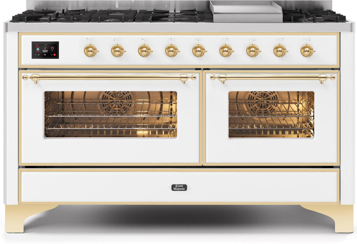 Ilve 60'' Majestic II Dual Fuel Natural Gas Range