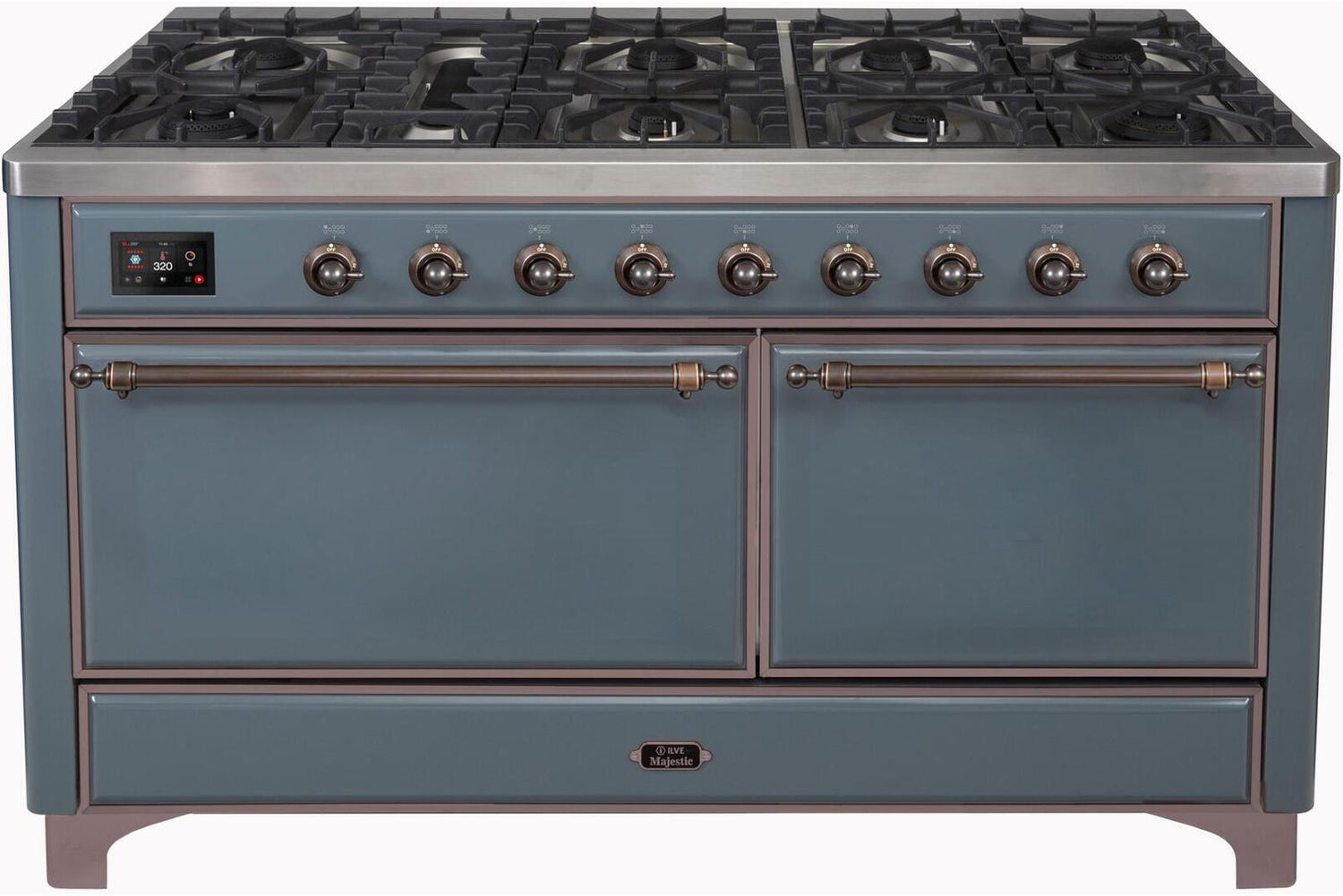 Ilve 60'' Majestic II Dual Fuel Liquid Propane Range