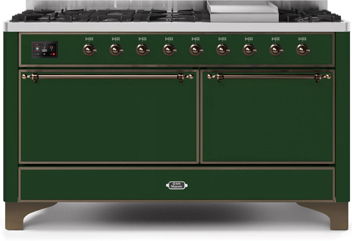 Ilve 60'' Majestic II Dual Fuel Natural Gas Range