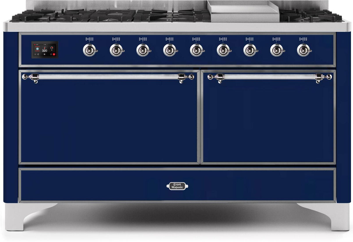 Ilve 60'' Majestic II Dual Fuel Natural Gas Range