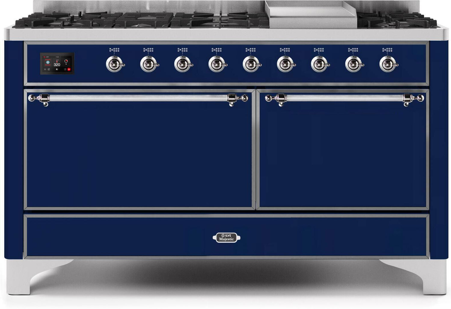 Ilve 60'' Majestic II Dual Fuel Liquid Propane Range