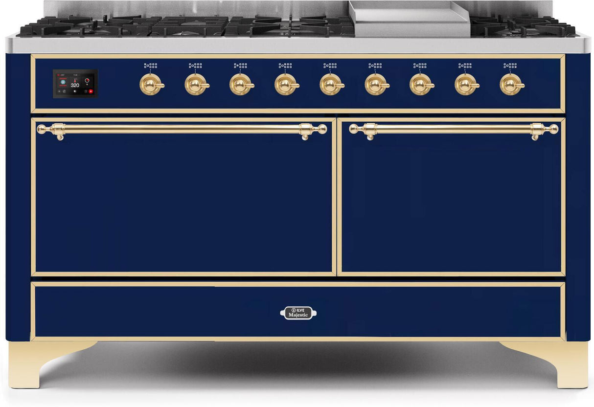 Ilve 60'' Majestic II Dual Fuel Natural Gas Range