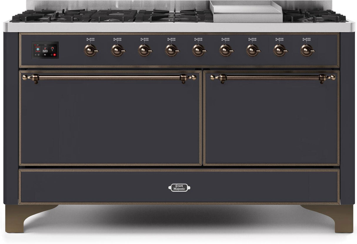 Ilve 60'' Majestic II Dual Fuel Natural Gas Range
