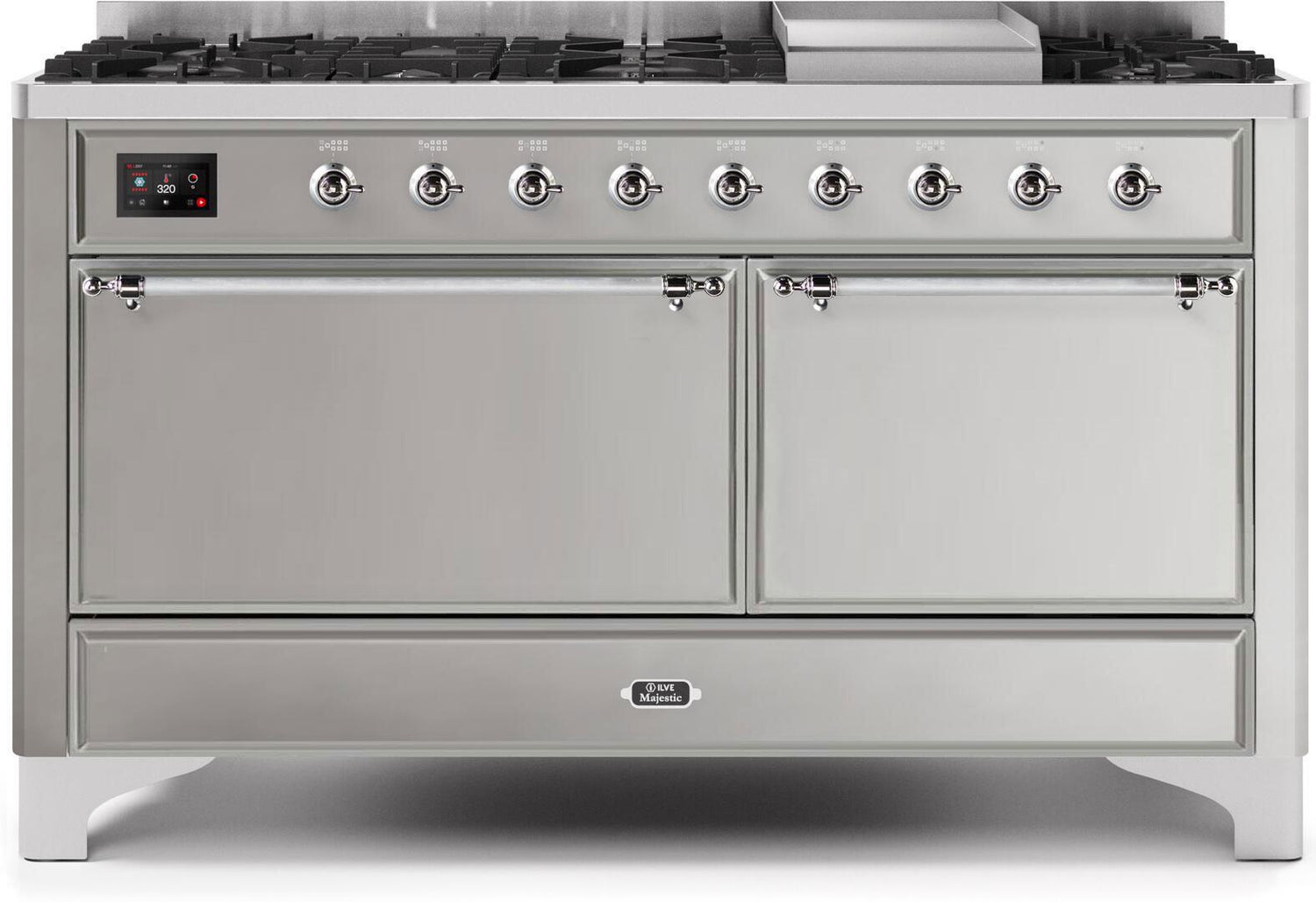Ilve 60'' Majestic II Dual Fuel Liquid Propane Range
