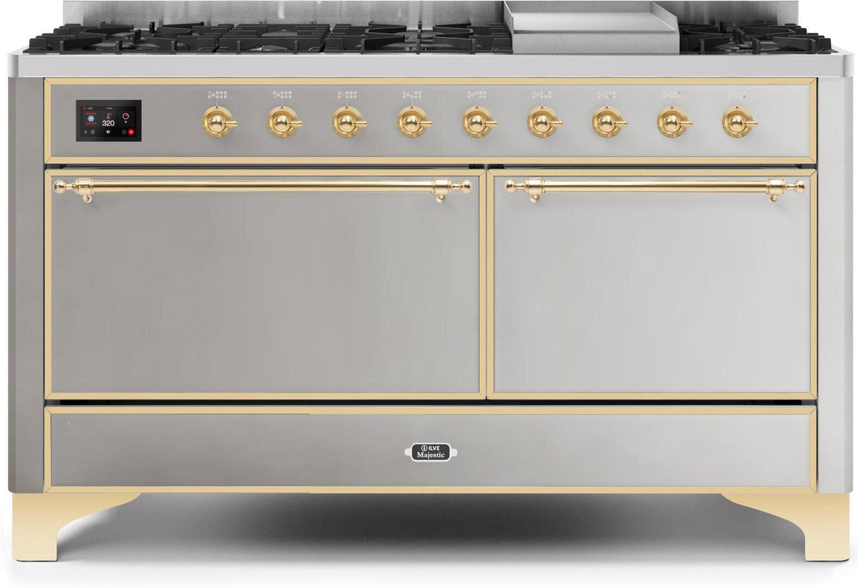 Ilve 60'' Majestic II Dual Fuel Natural Gas Range