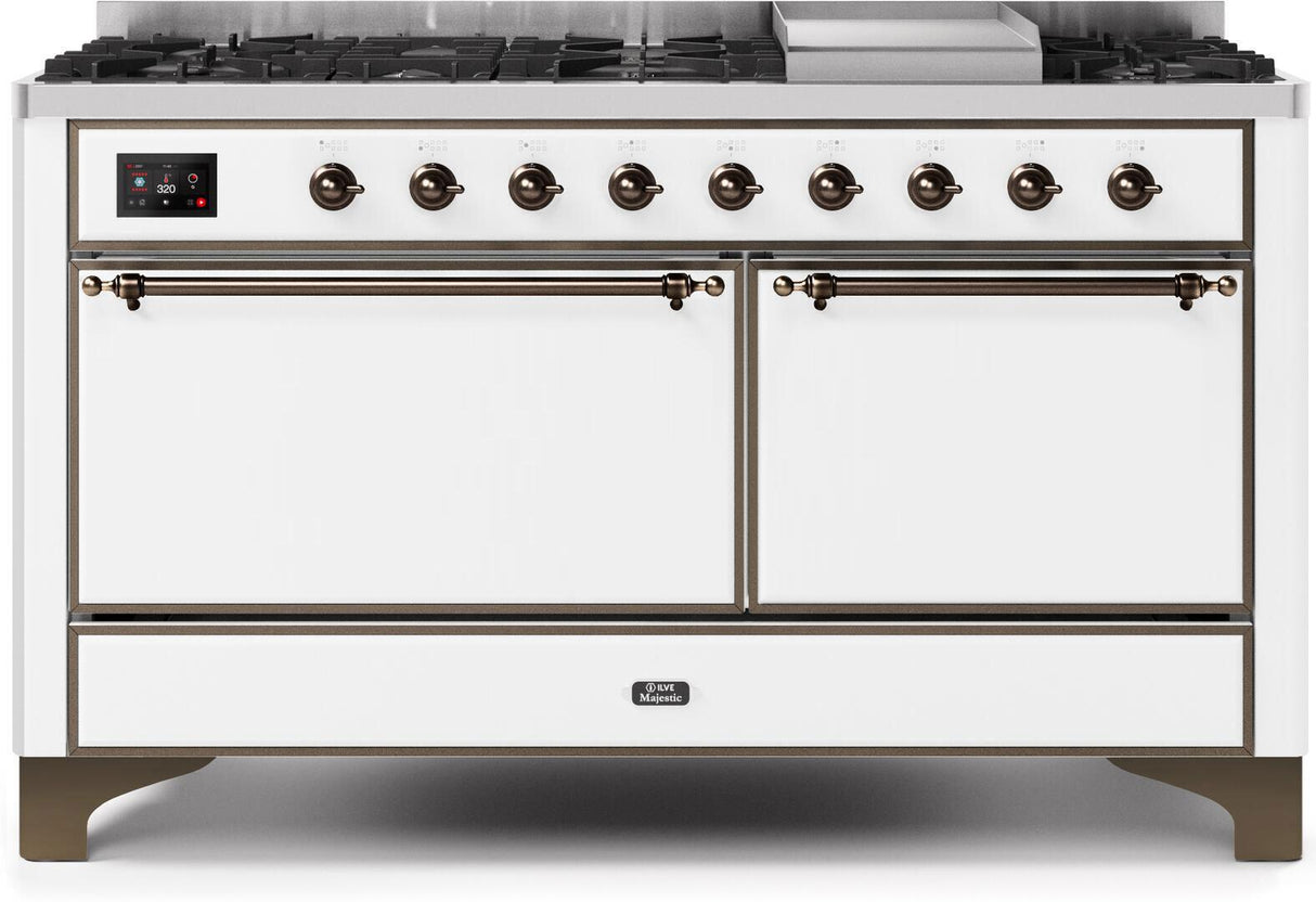Ilve 60'' Majestic II Dual Fuel Liquid Propane Range