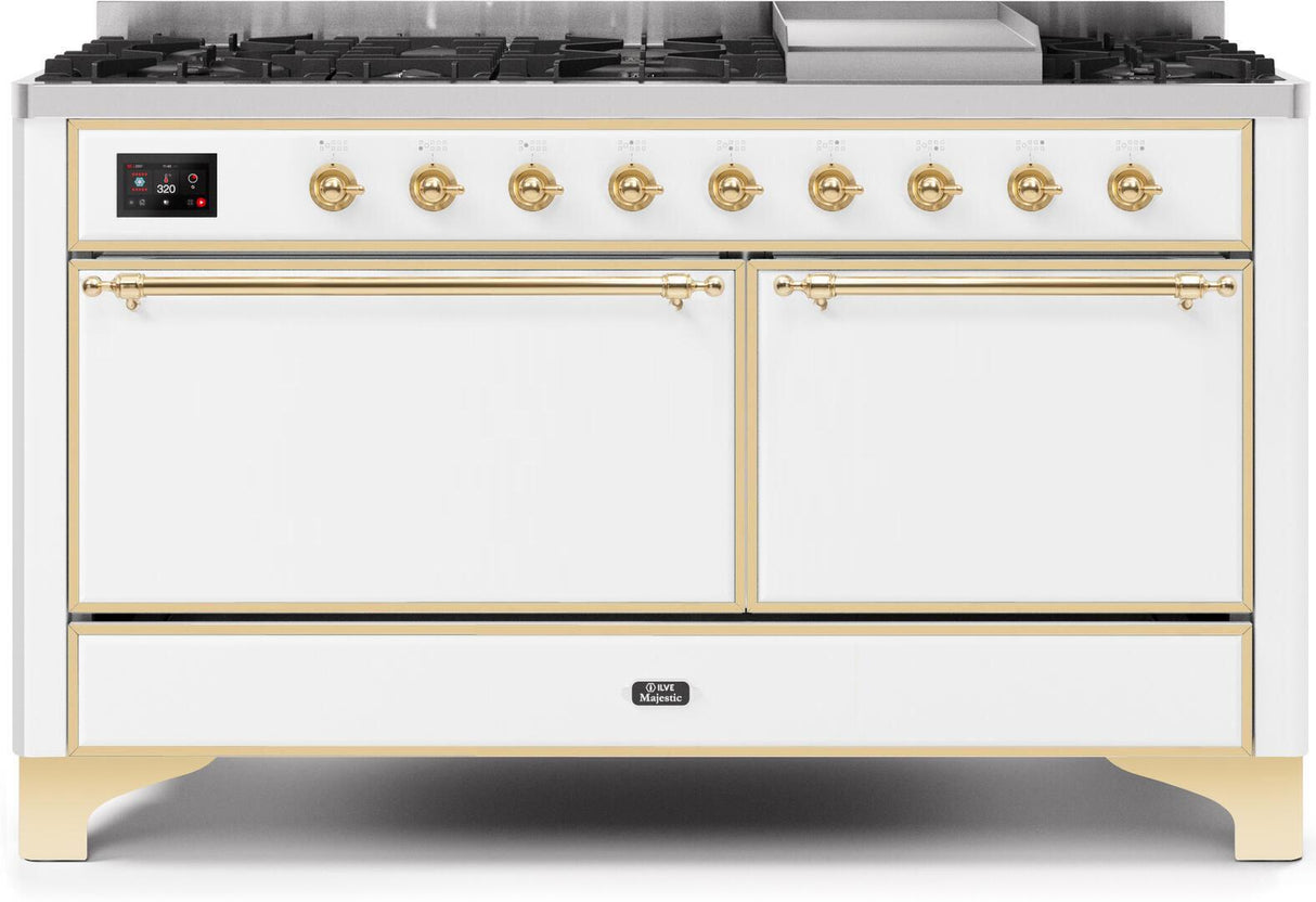 Ilve 60'' Majestic II Dual Fuel Natural Gas Range