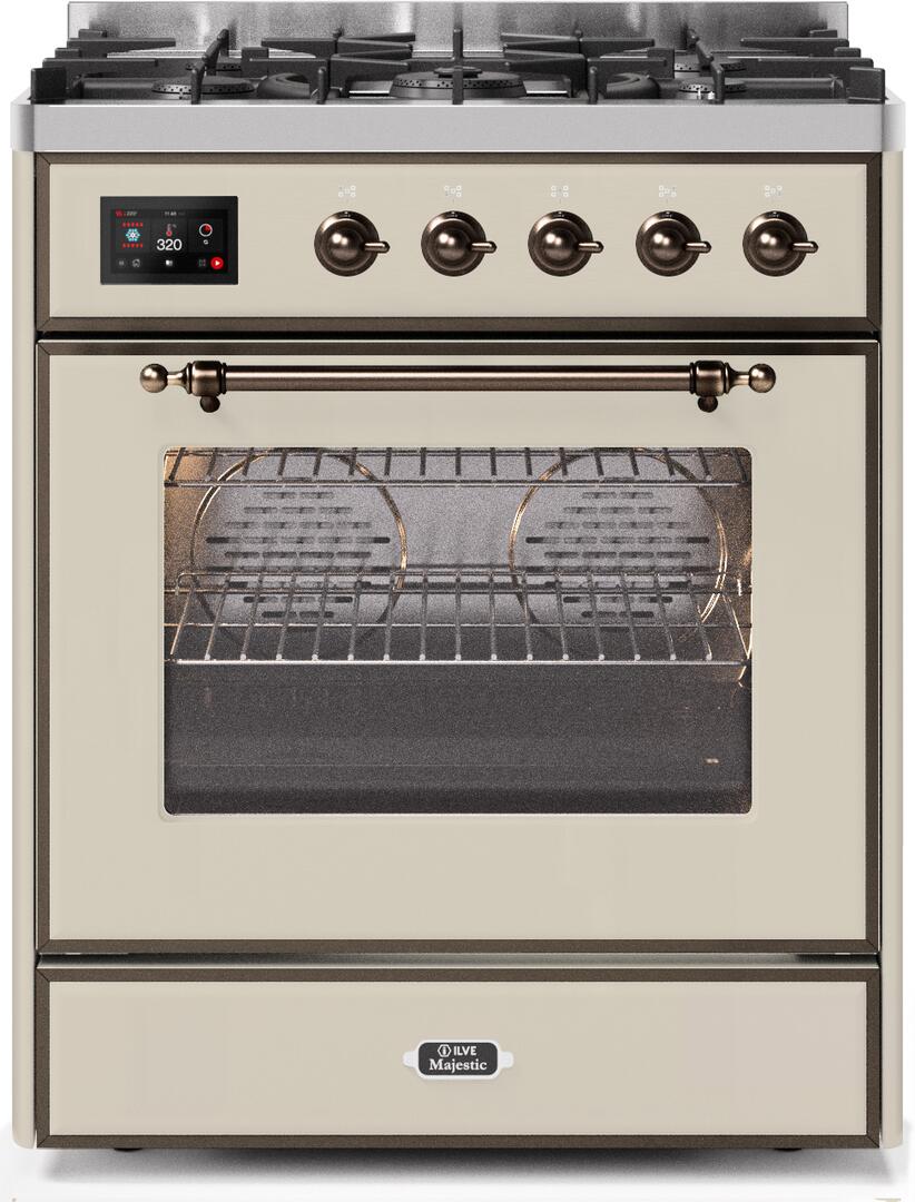 Ilve 30'' Majestic II Dual Fuel Liquid Propane Range