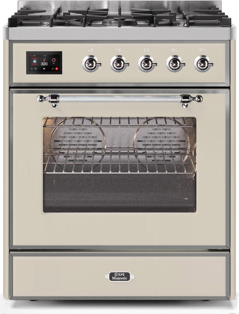 Ilve 30'' Majestic II Dual Fuel Natural Gas Range