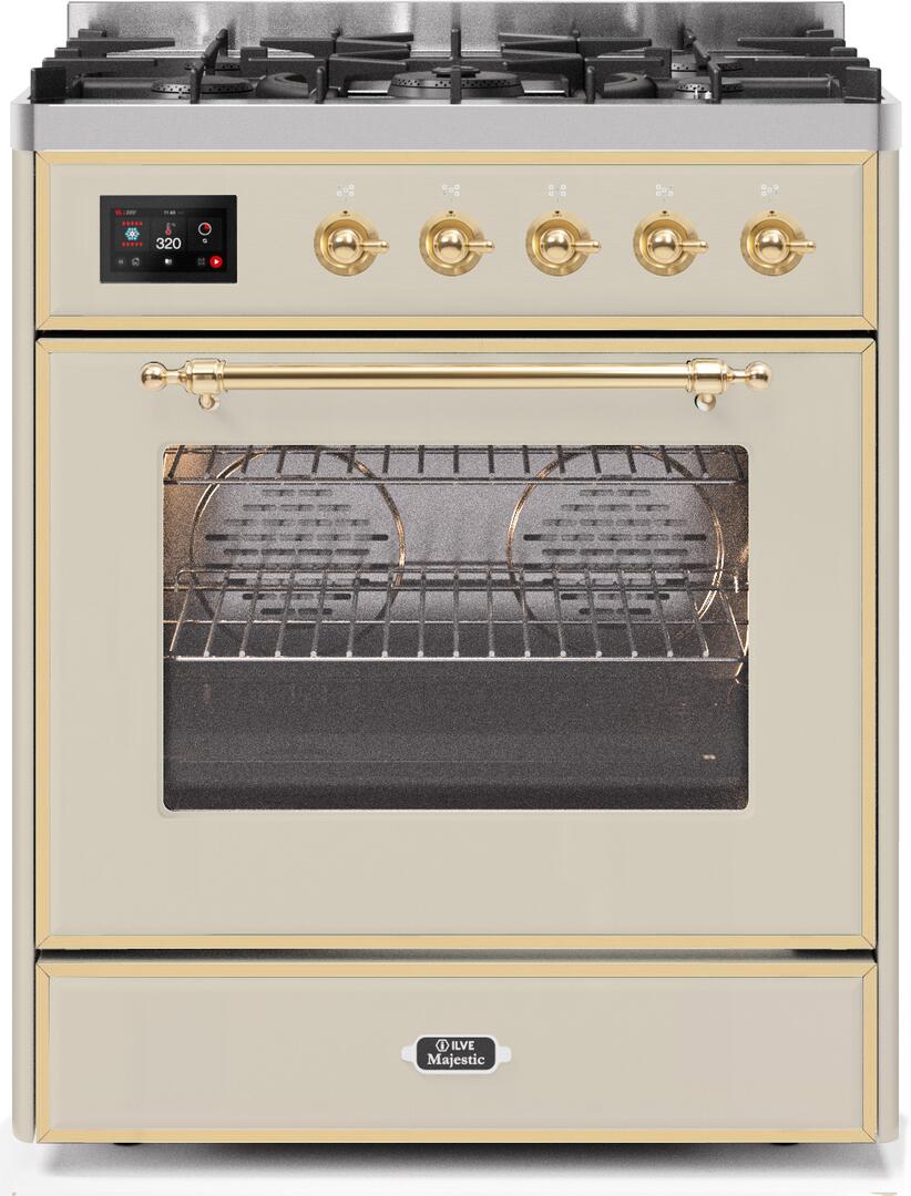 Ilve 30'' Majestic II Dual Fuel Liquid Propane Range