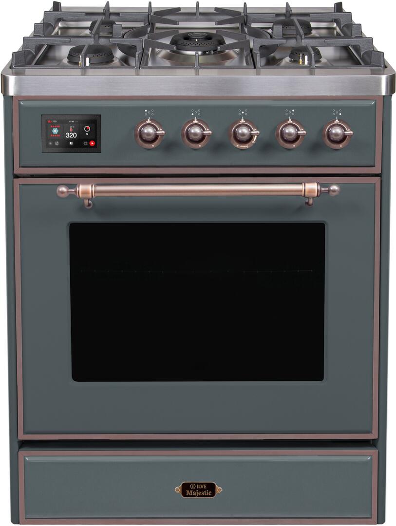 Ilve 30'' Majestic II Dual Fuel Natural Gas Range