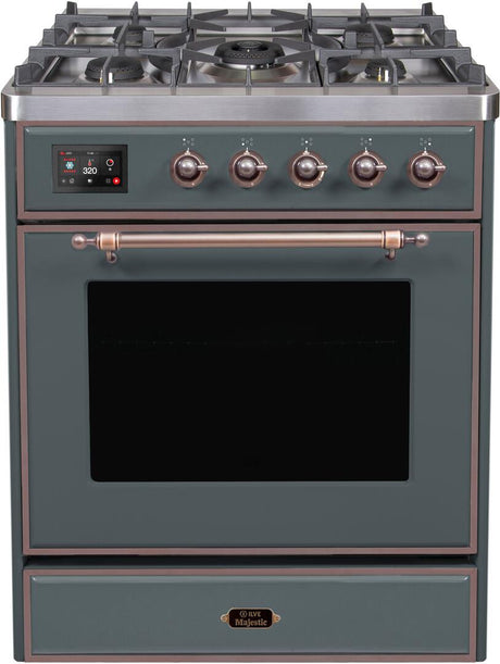 Ilve 30'' Majestic II Dual Fuel Natural Gas Range