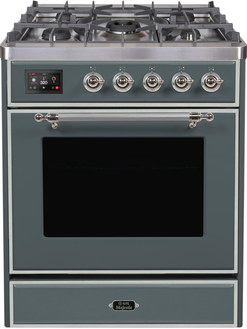 Ilve 30'' Majestic II Dual Fuel Natural Gas Range