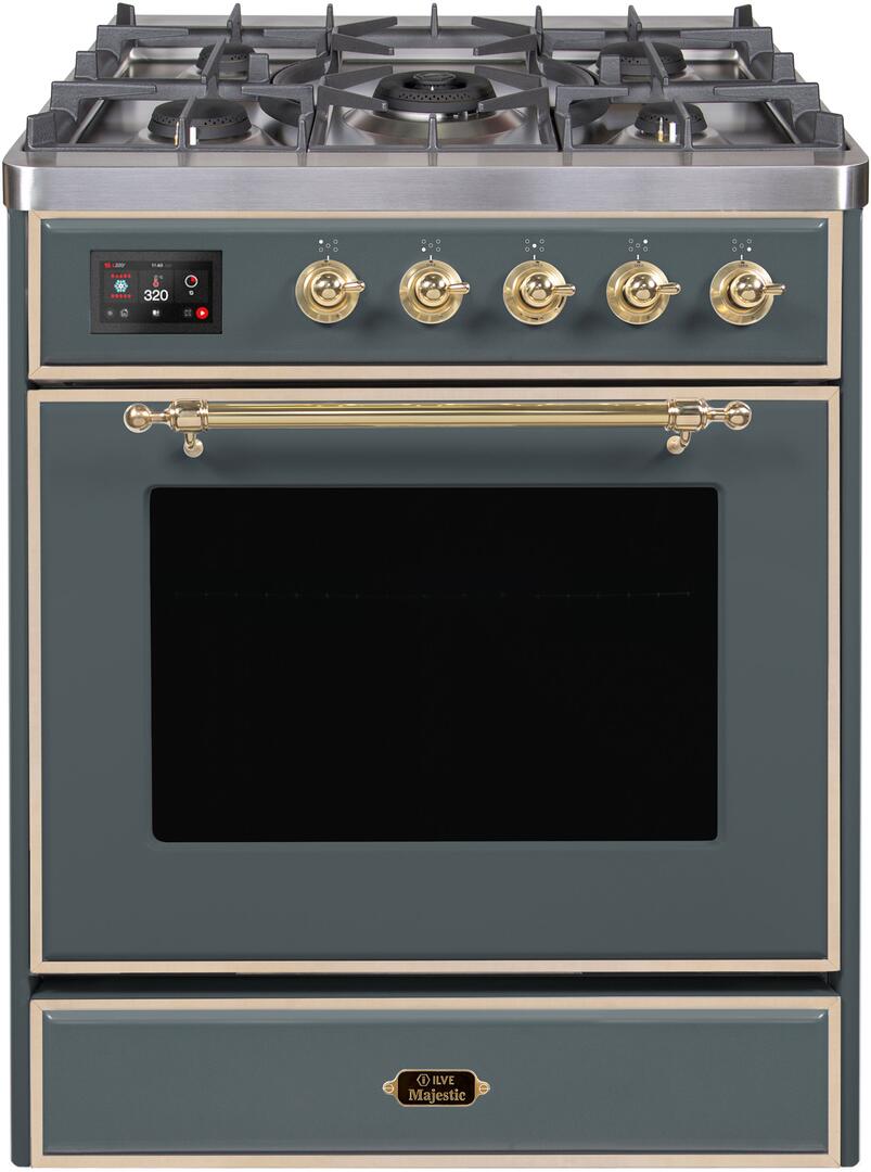 Ilve 30'' Majestic II Dual Fuel Liquid Propane Range