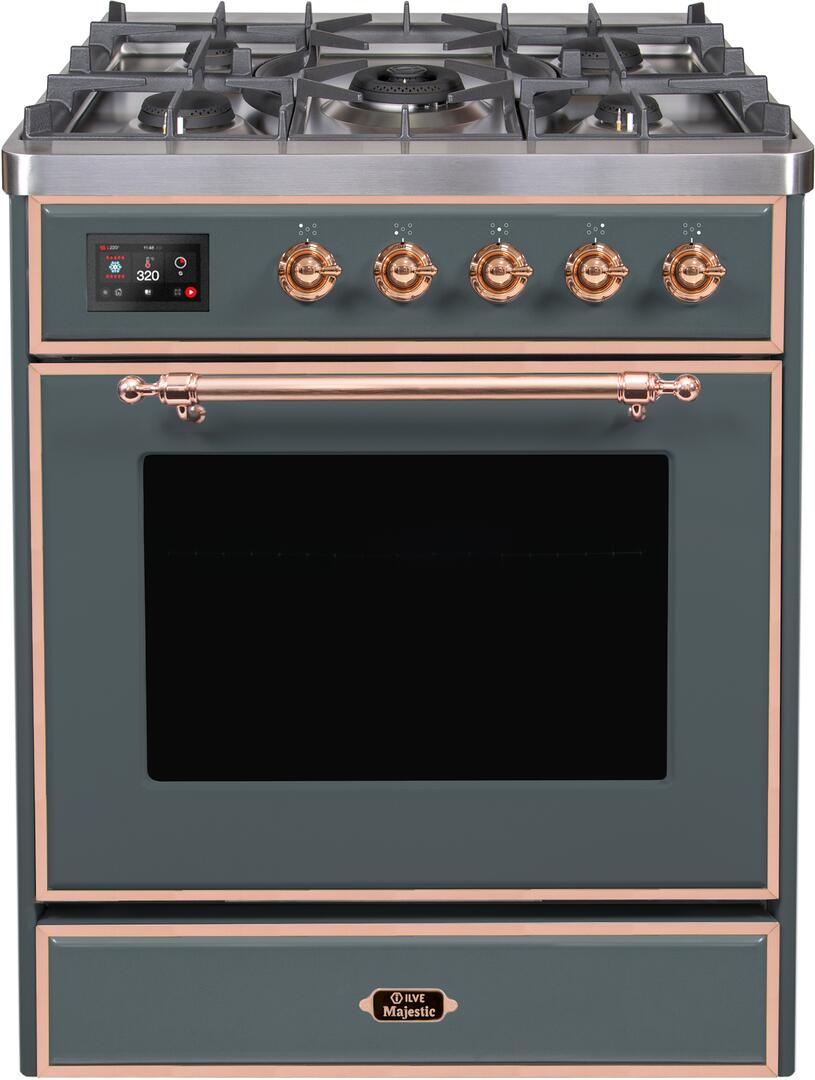 Ilve 30'' Majestic II Dual Fuel Natural Gas Range