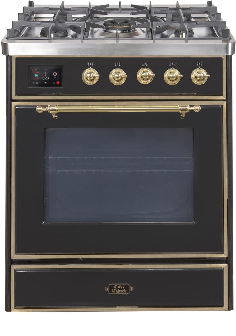 Ilve 30'' Majestic II Dual Fuel Natural Gas Range