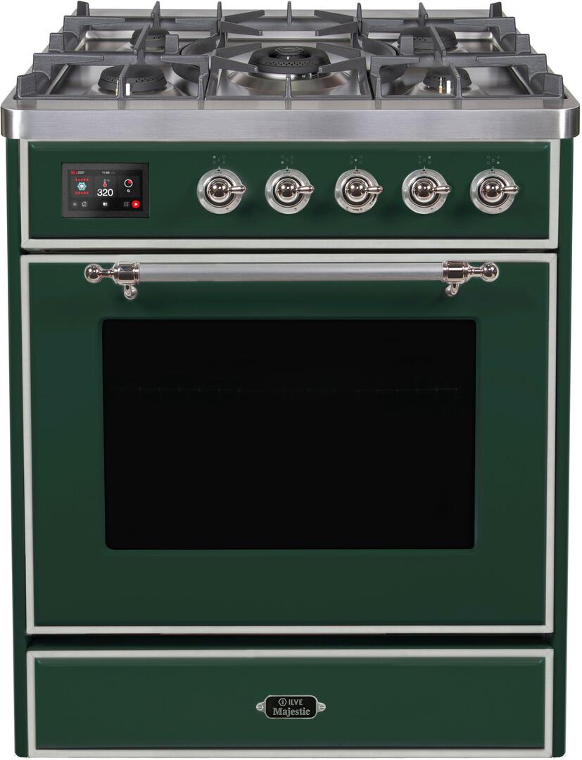 Ilve 30'' Majestic II Dual Fuel Natural Gas Range