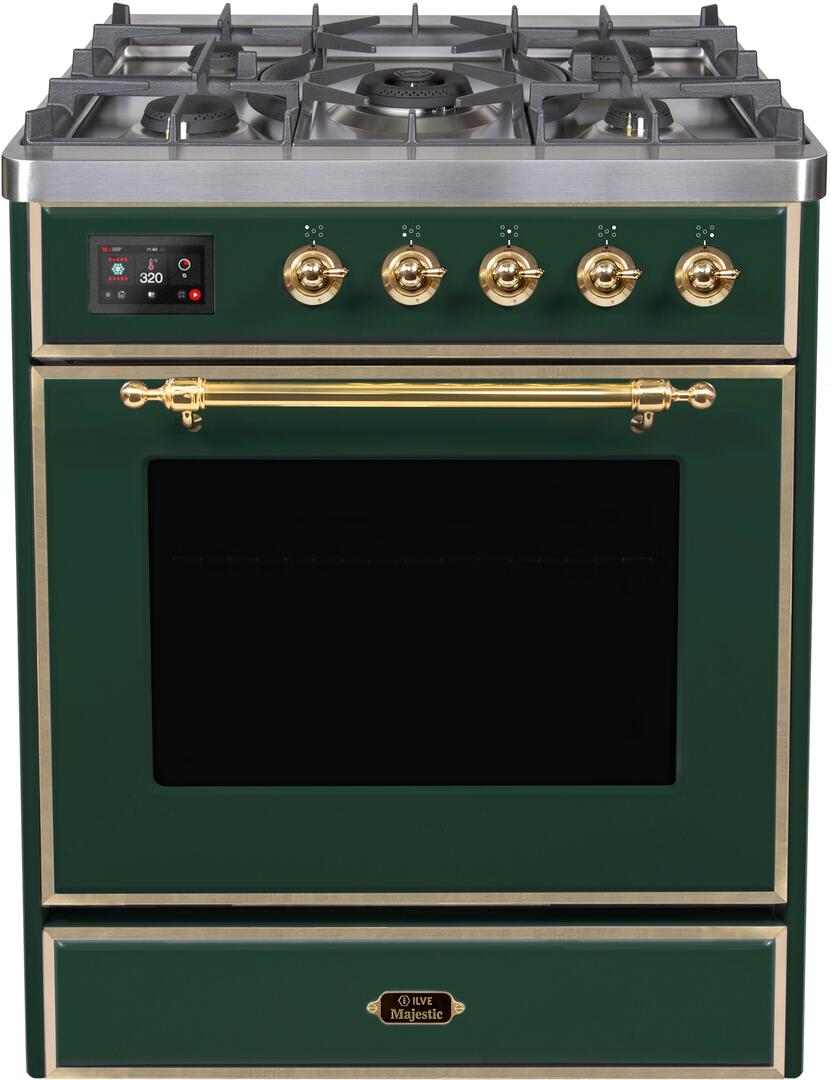 Ilve 30'' Majestic II Dual Fuel Natural Gas Range