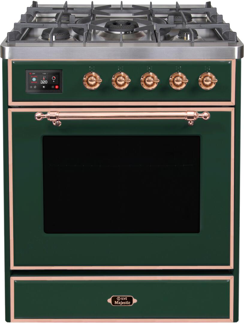 Ilve 30'' Majestic II Dual Fuel Natural Gas Range