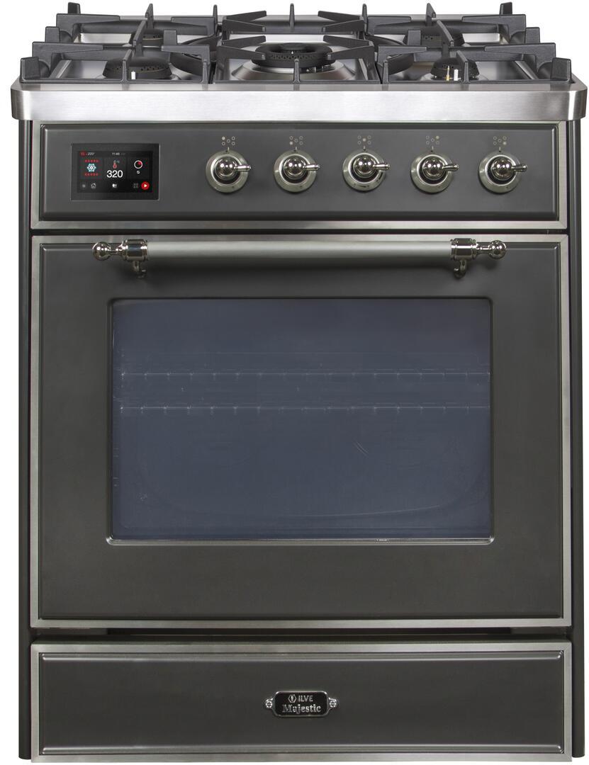 Ilve 30'' Majestic II Dual Fuel Natural Gas Range