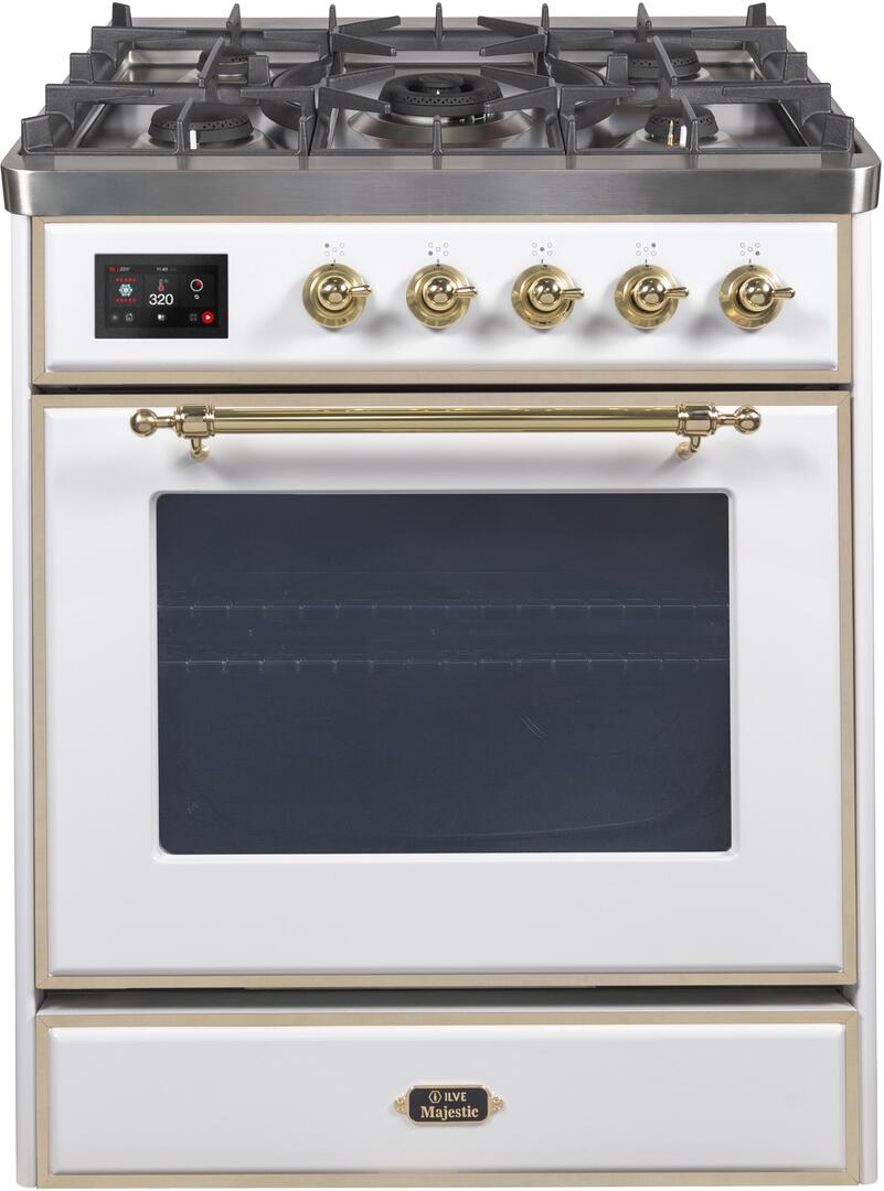 Ilve 30'' Majestic II Dual Fuel Natural Gas Range