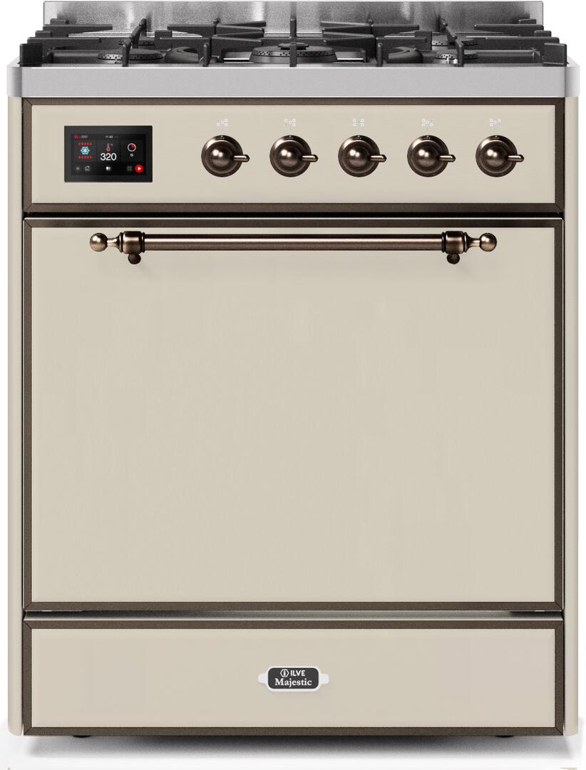 Ilve 30'' Majestic II Dual Fuel Liquid Propane Range