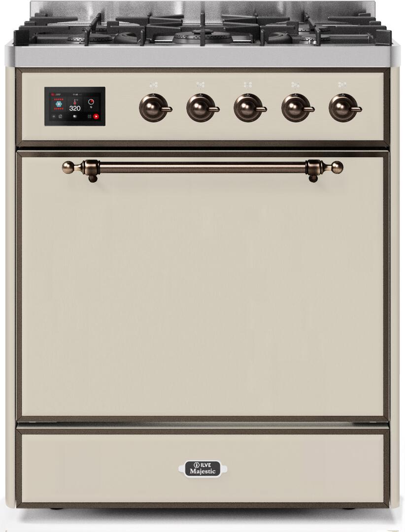 Ilve 30'' Majestic II Dual Fuel Natural Gas Range