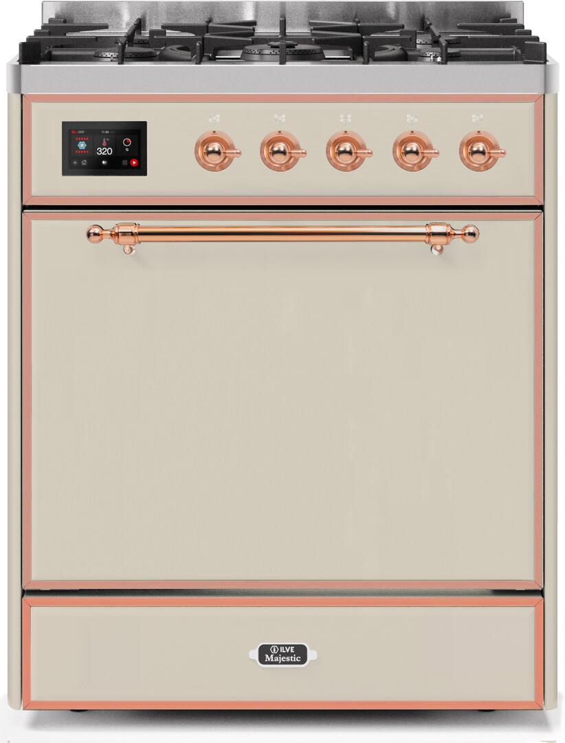 Ilve 30'' Majestic II Dual Fuel Natural Gas Range