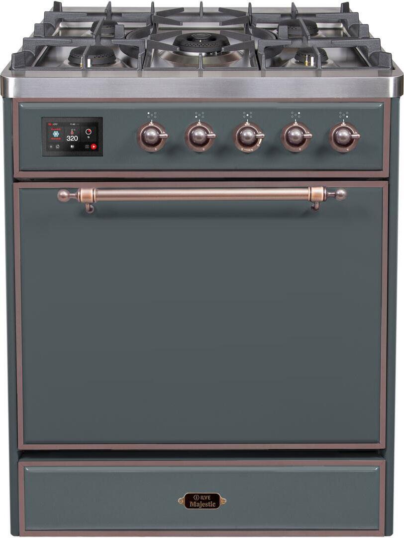 Ilve 30'' Majestic II Dual Fuel Liquid Propane Range