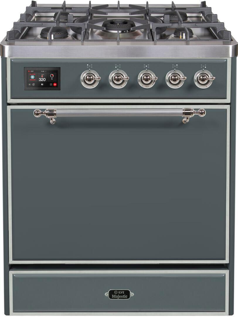 Ilve 30'' Majestic II Dual Fuel Liquid Propane Range