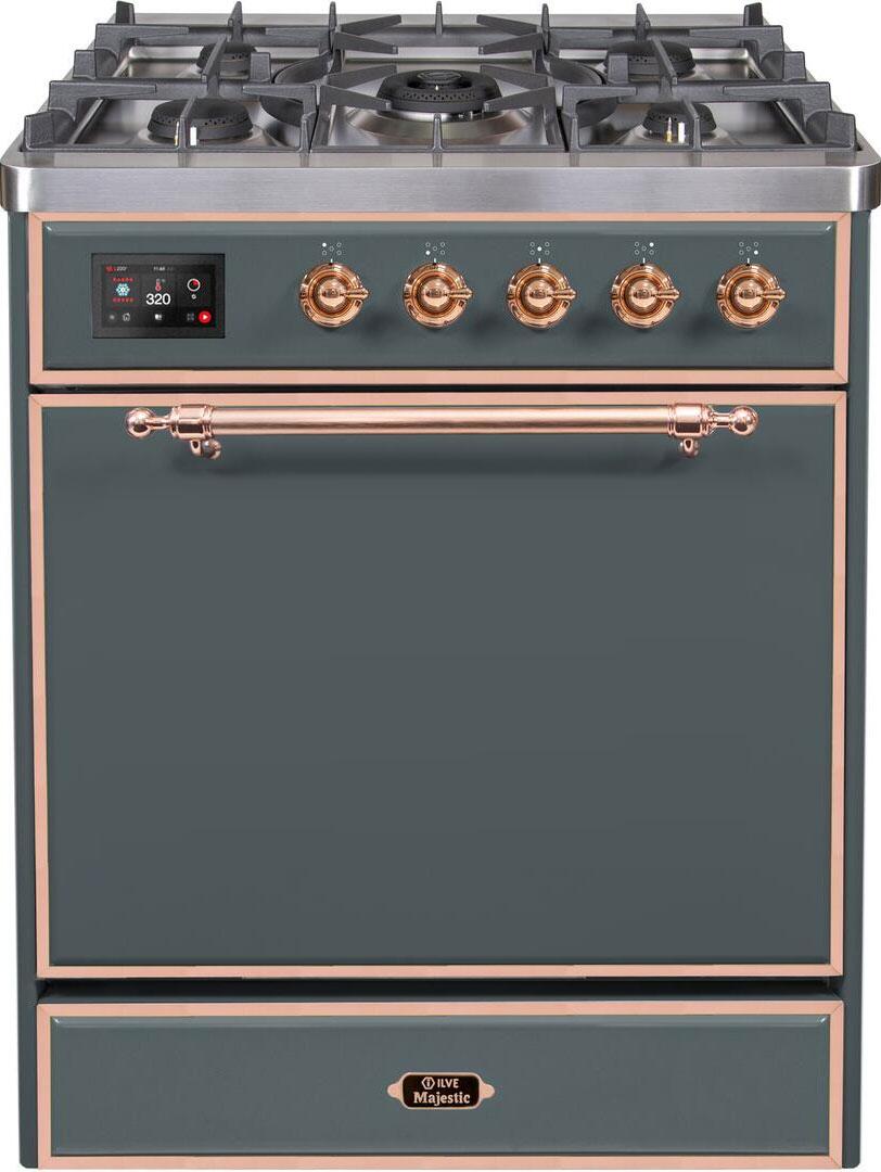 Ilve 30'' Majestic II Dual Fuel Natural Gas Range