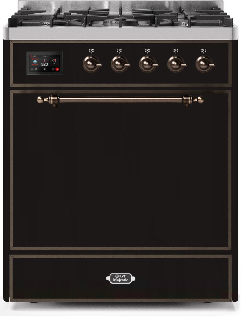Ilve 30'' Majestic II Dual Fuel Natural Gas Range