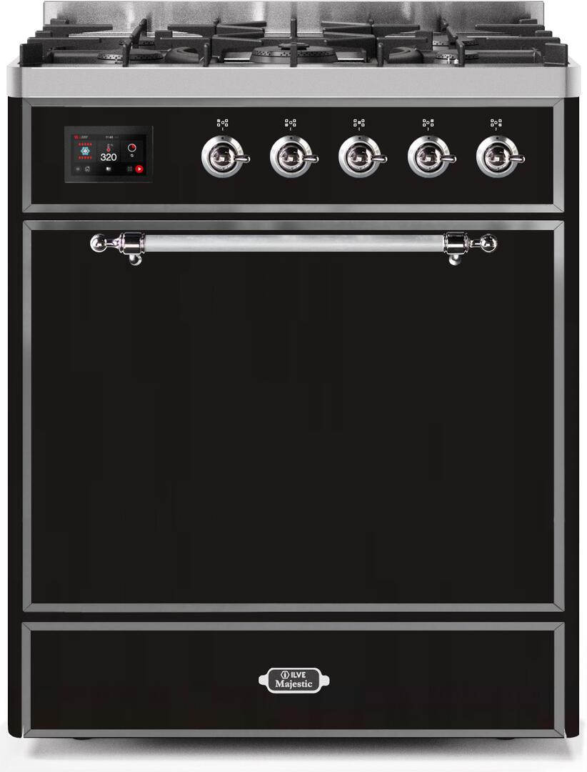 Ilve 30'' Majestic II Dual Fuel Natural Gas Range