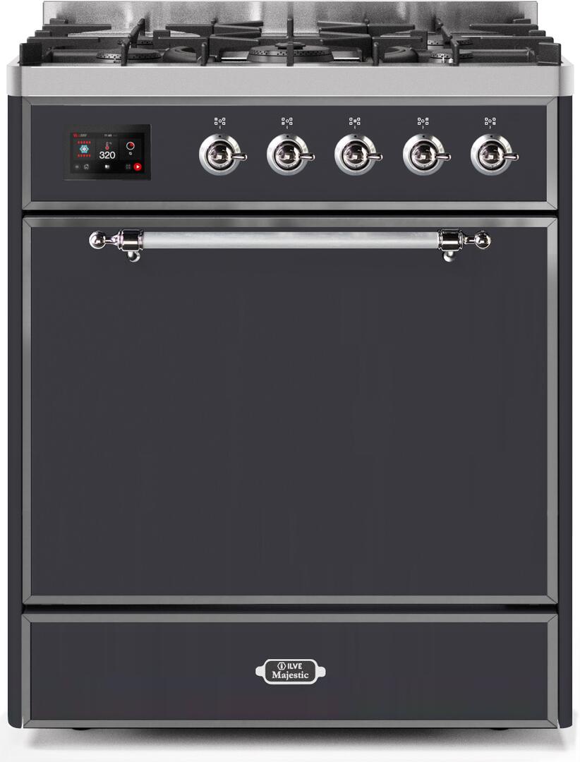 Ilve 30'' Majestic II Dual Fuel Natural Gas Range