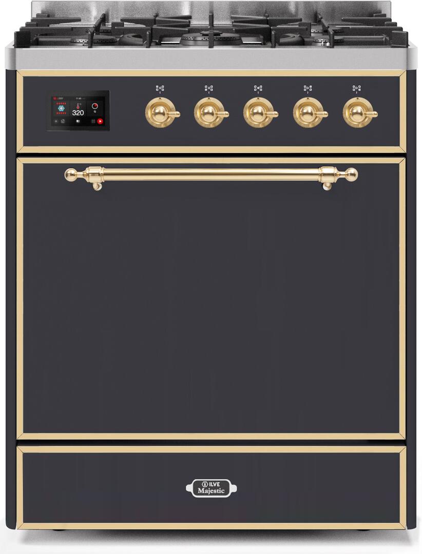 Ilve 30'' Majestic II Dual Fuel Natural Gas Range