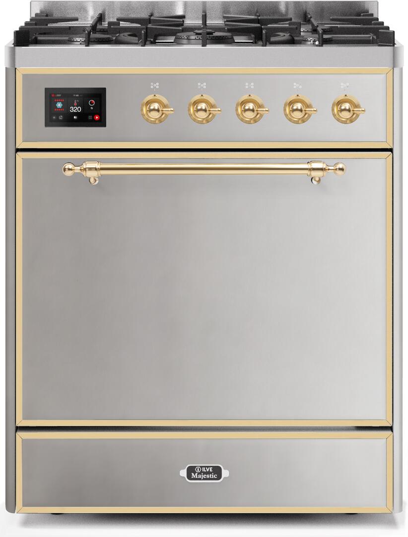 Ilve 30'' Majestic II Dual Fuel Natural Gas Range