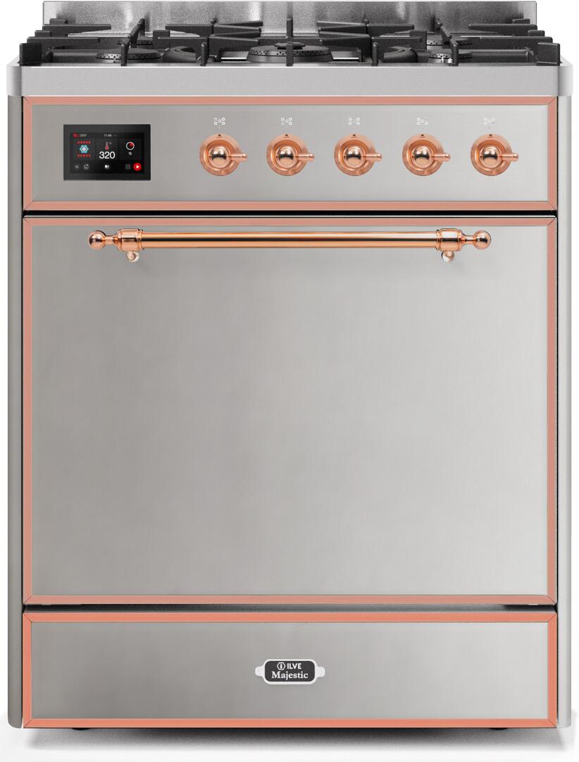 Ilve 30'' Majestic II Dual Fuel Natural Gas Range