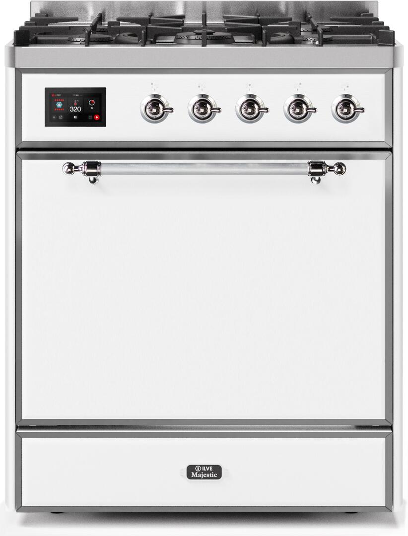 Ilve 30'' Majestic II Dual Fuel Natural Gas Range