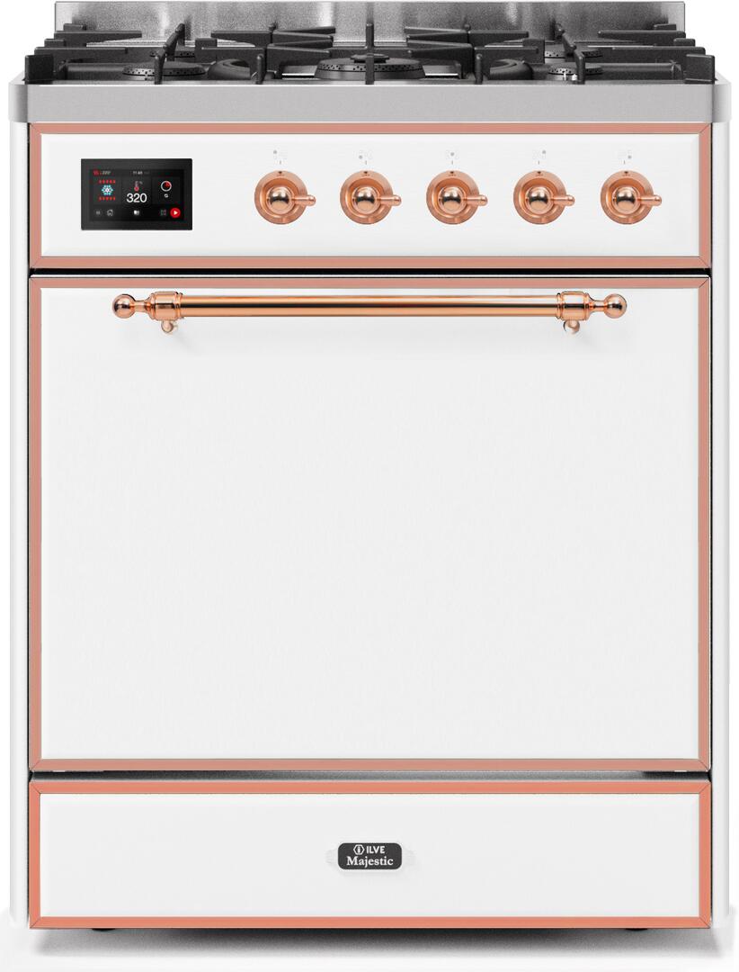 Ilve 30'' Majestic II Dual Fuel Natural Gas Range