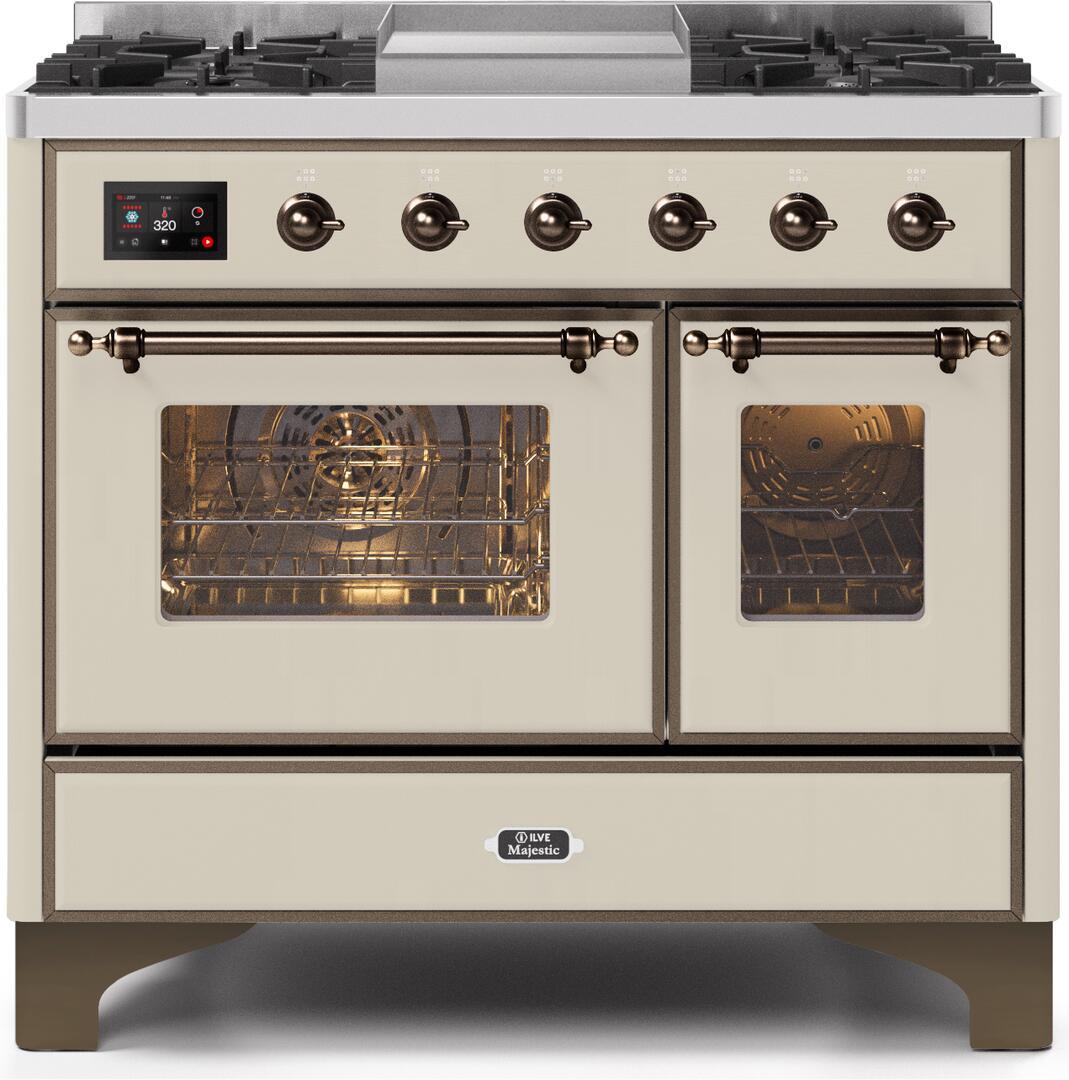 Ilve 40'' Majestic II Dual Fuel Liquid Propane Range