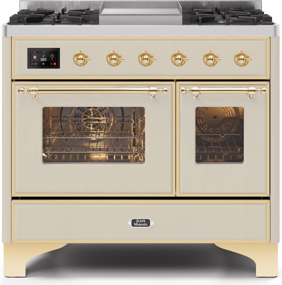 Ilve 40'' Majestic II Dual Fuel Liquid Propane Range