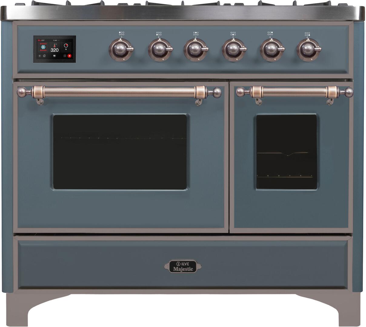 Ilve 40'' Majestic II Dual Fuel Liquid Propane Range