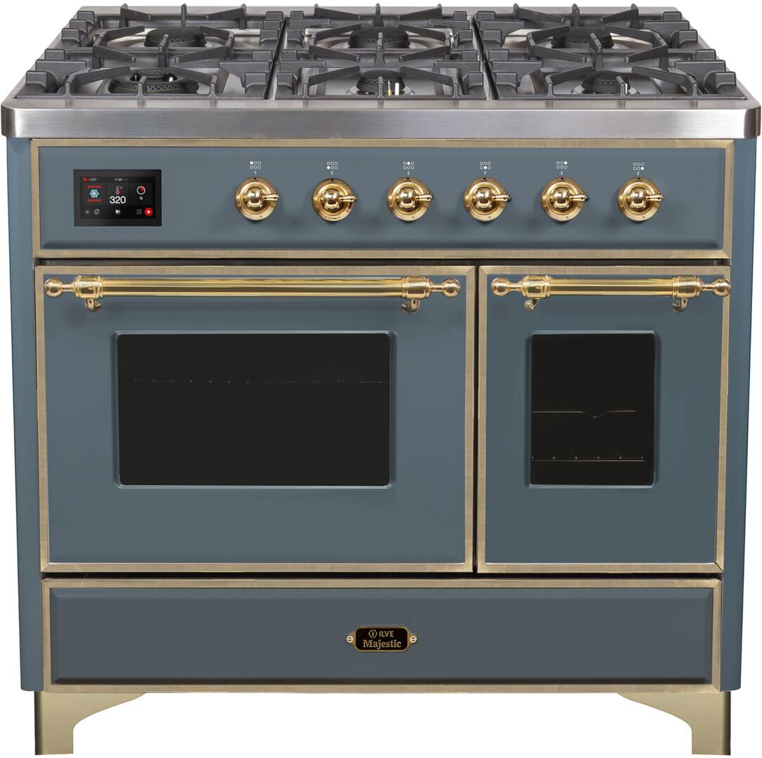 Ilve 40'' Majestic II Dual Fuel Liquid Propane Range