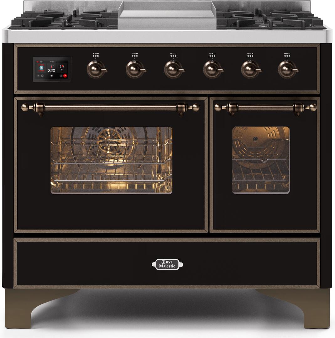 Ilve 40'' Majestic II Dual Fuel Natural  Gas Range