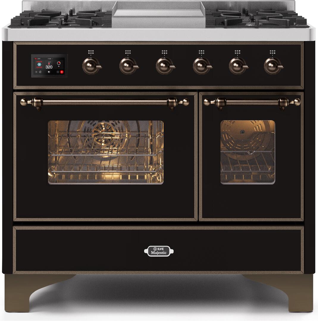 Ilve 40'' Majestic II Dual Fuel Liquid Propane Range