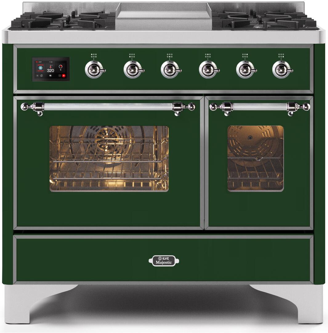 Ilve 40'' Majestic II Dual Fuel Liquid Propane Range