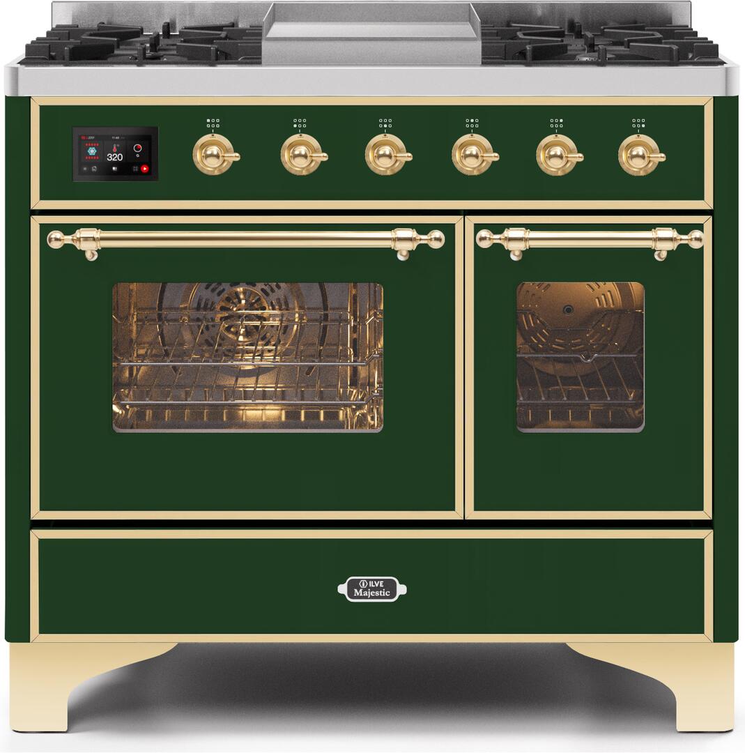 Ilve 40'' Majestic II Dual Fuel Liquid Propane Range